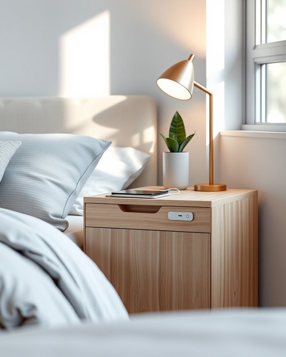 convenient charging bedside solution