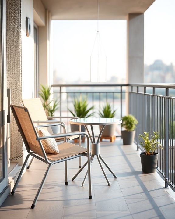 convenient stackable outdoor seating