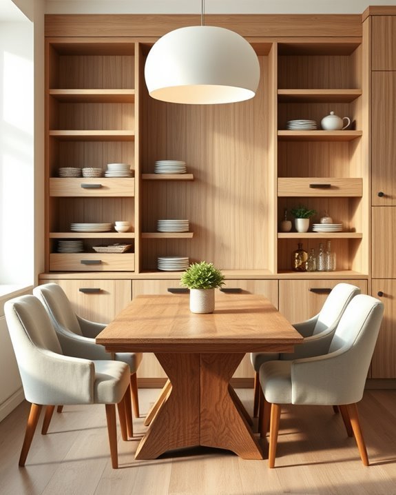 convenient stylish pull out storage