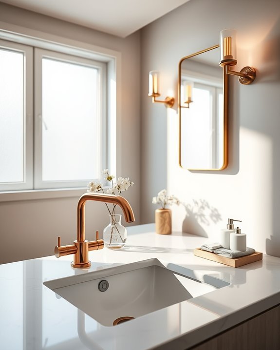 copper and brass elegance