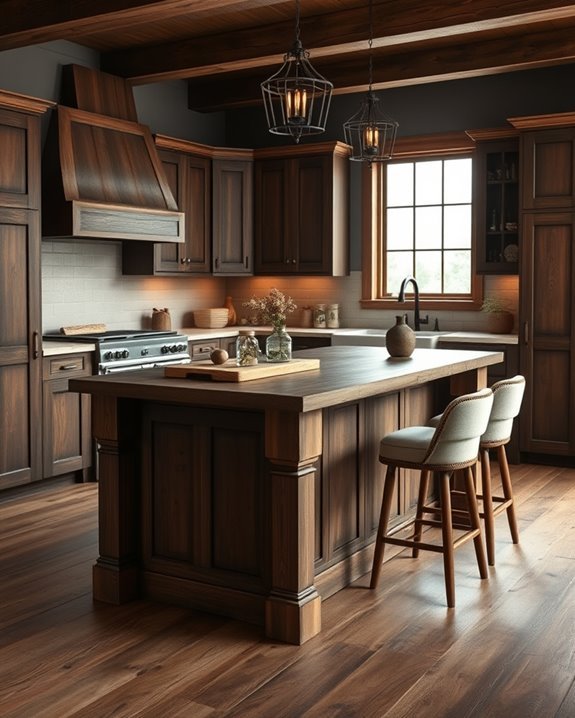 cottage style kitchen island design
