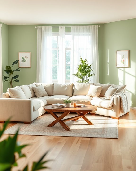 cozy ambiance through textures