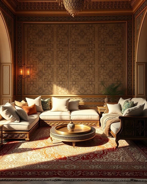 cozy ambient dining lighting