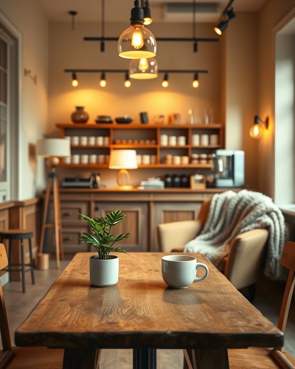 cozy ambient lighting atmosphere