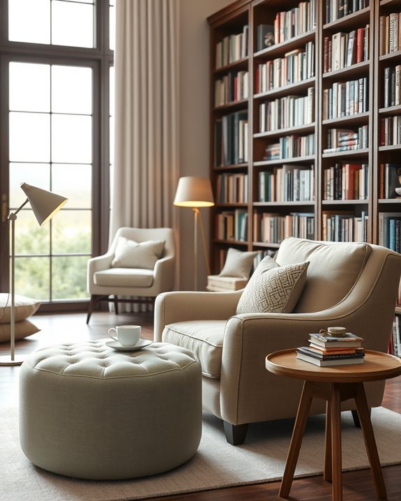 cozy and comfortable seating