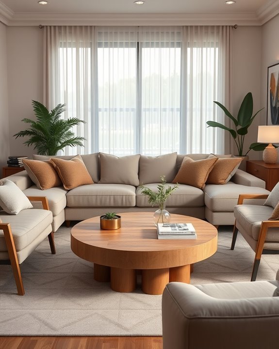 cozy and versatile seating options