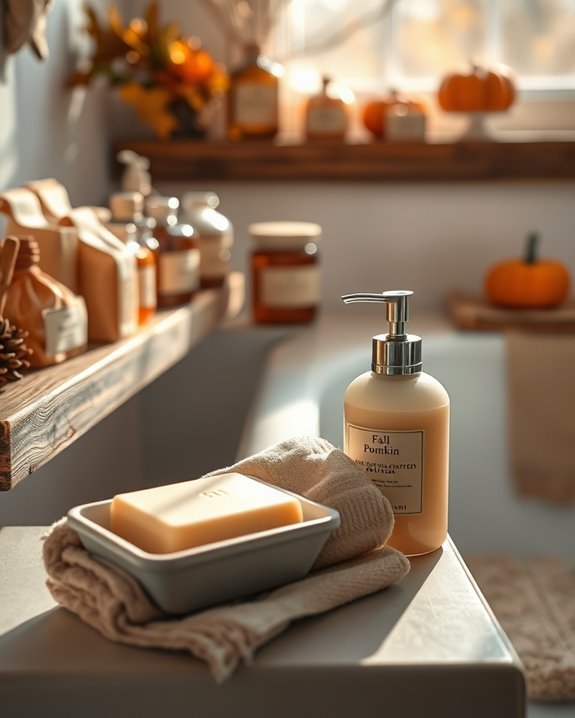cozy autumn bath experience