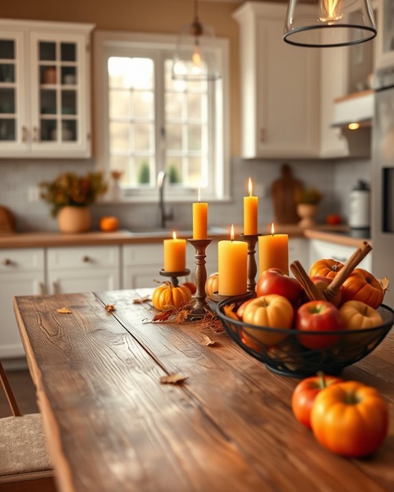 cozy autumn candle vibes