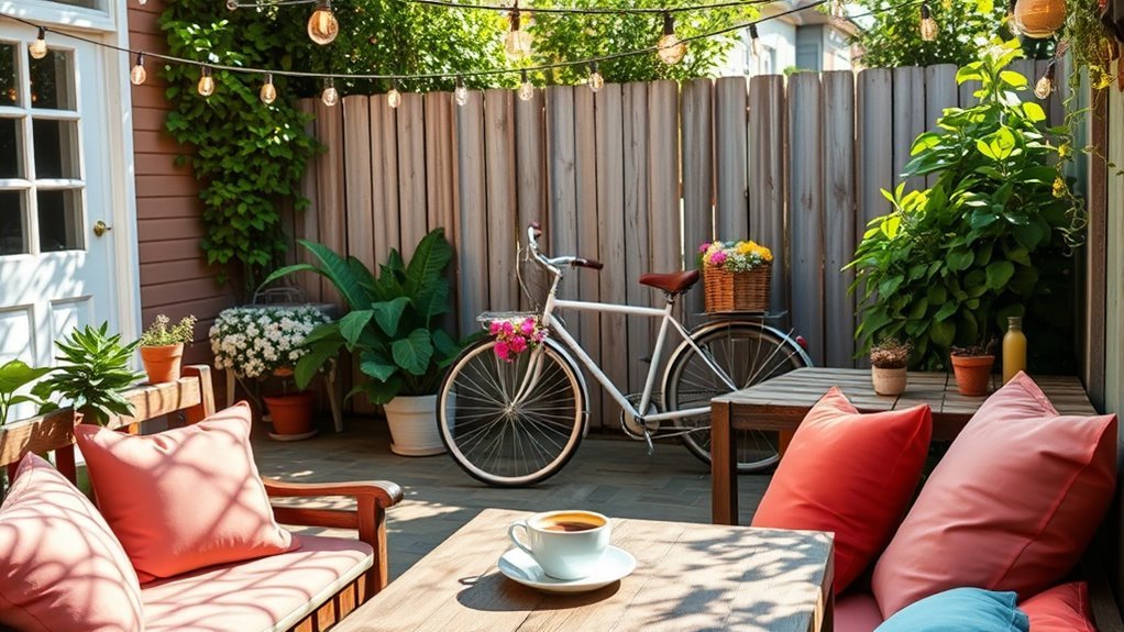 cozy backyard cafe inspiration