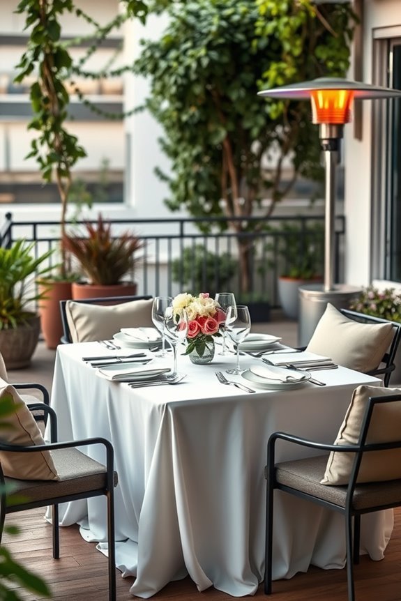 cozy balcony heating solutions