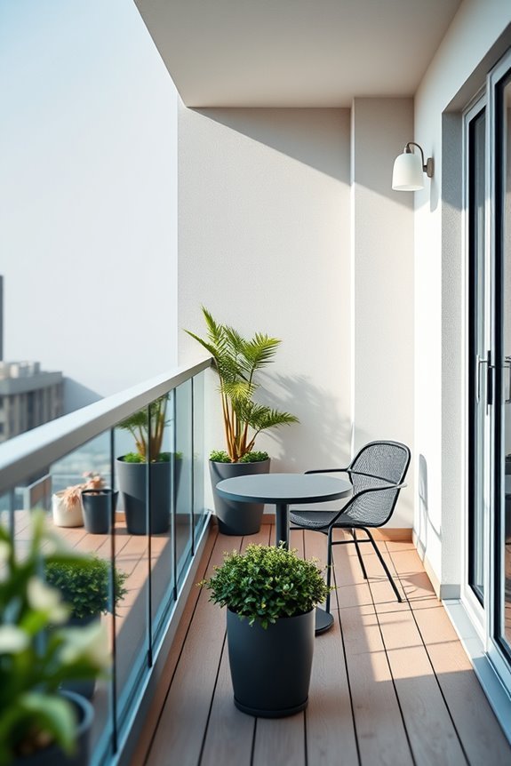 cozy balcony lighting solutions