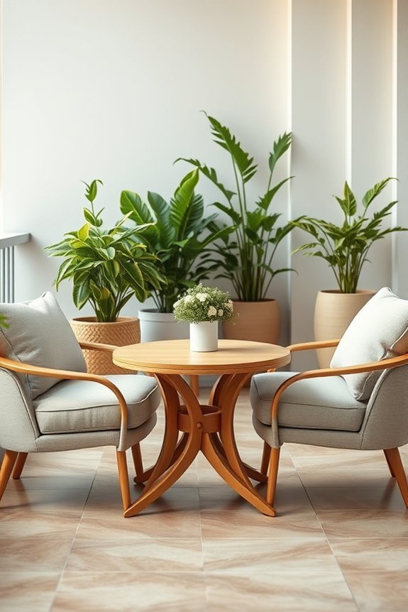 cozy balcony retreat setup