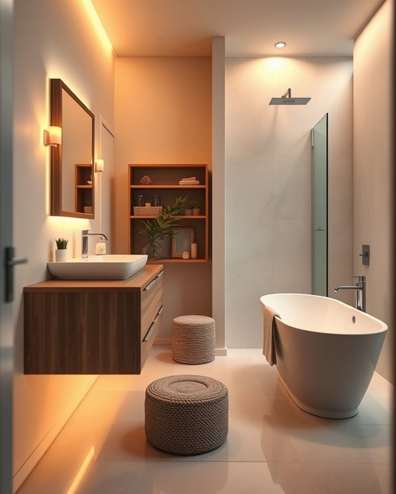 cozy bathroom lighting ideas