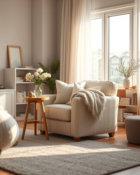 cozy bedroom seating options