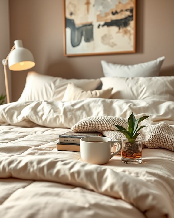 cozy bedside accessories enhance comfort