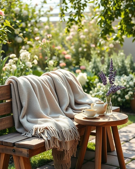 cozy blanket station setup