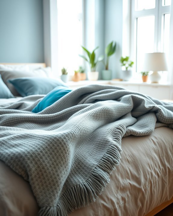 cozy blanket vibrant throws