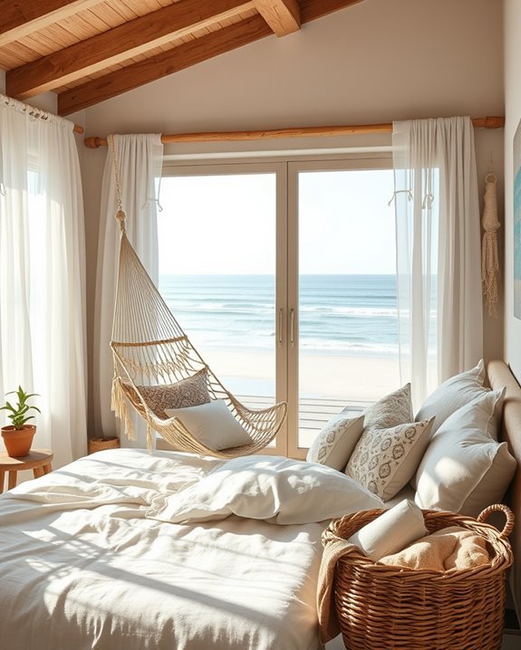 cozy boho hammock chair