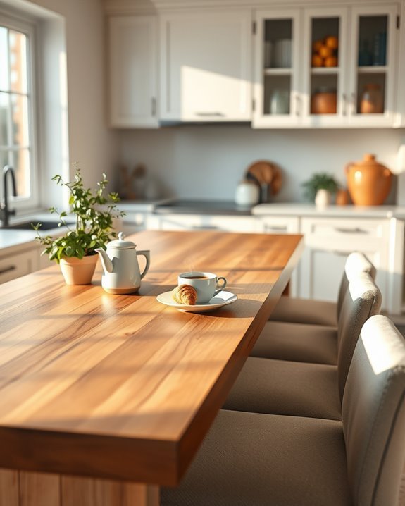 cozy breakfast bar designs
