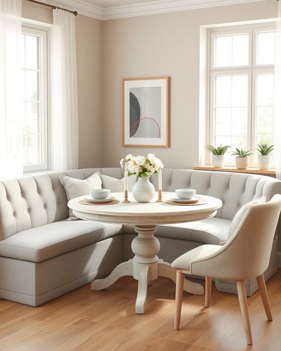 cozy breakfast nook retreat