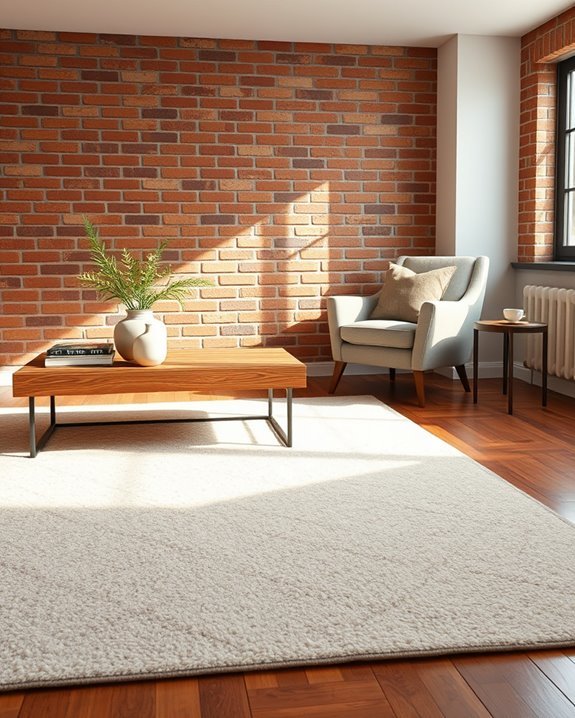 cozy brick wall transformation