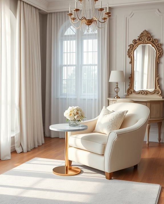 cozy bridal retreat corner