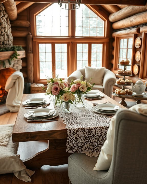 cozy cabin bridal shower