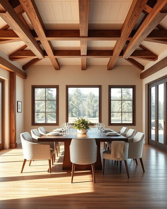 cozy cabin dining atmosphere