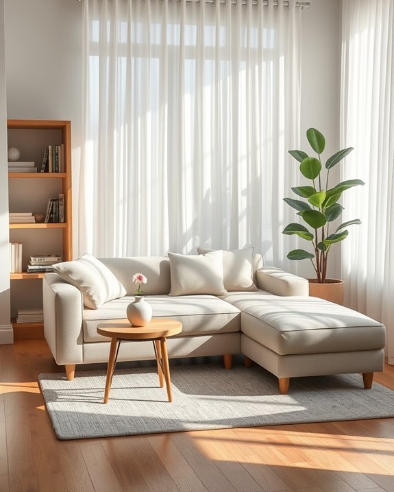 cozy chaise lounge nook