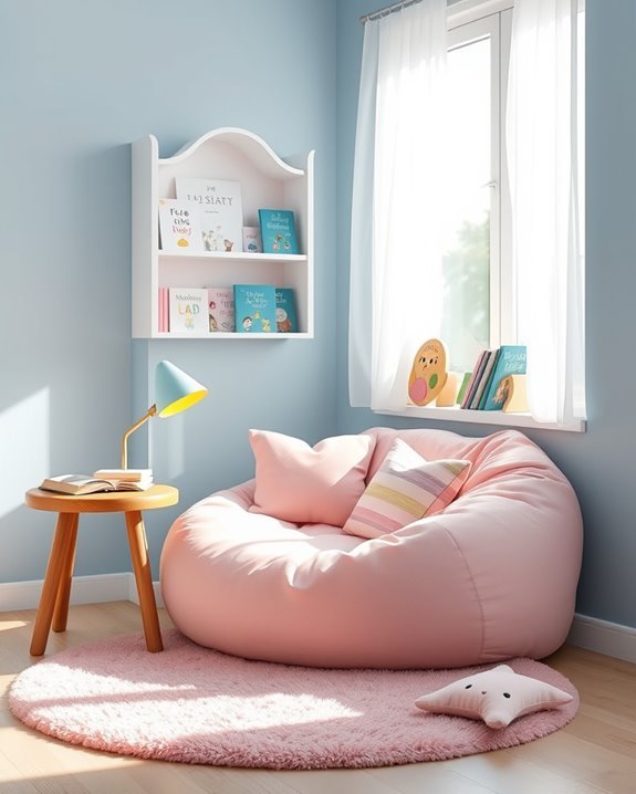 cozy children s reading nook