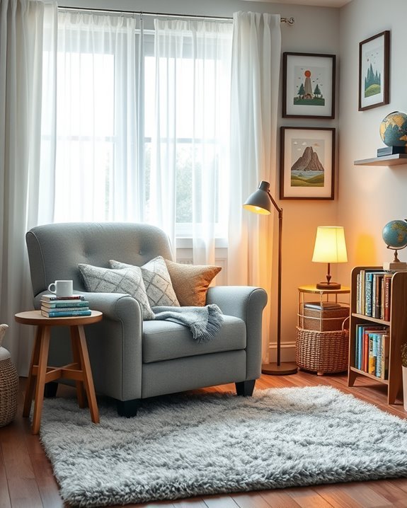 cozy children s reading nook