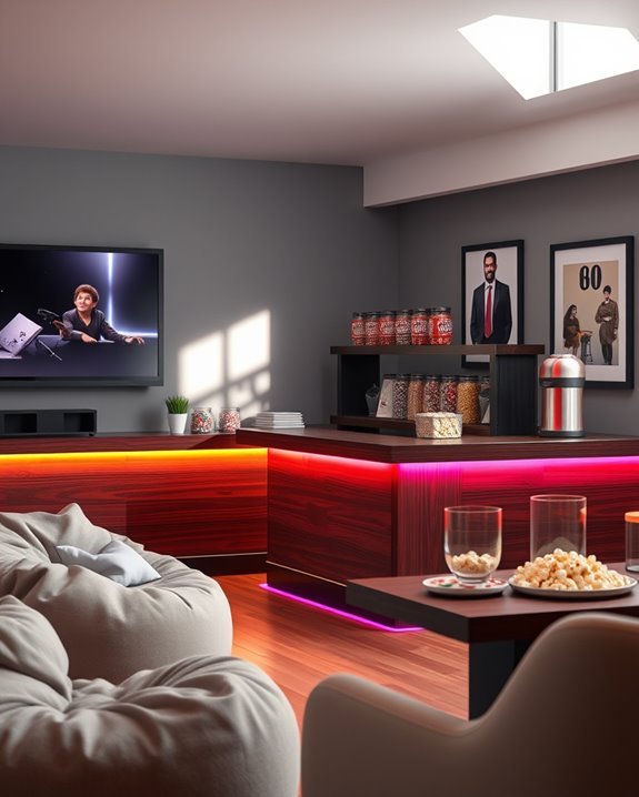 cozy cinematic movie experience
