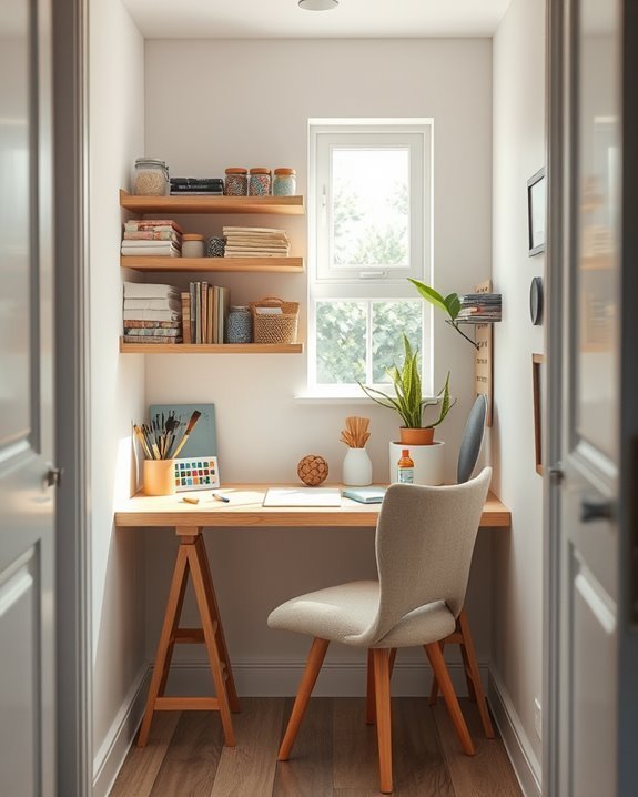 cozy closet hobby corner