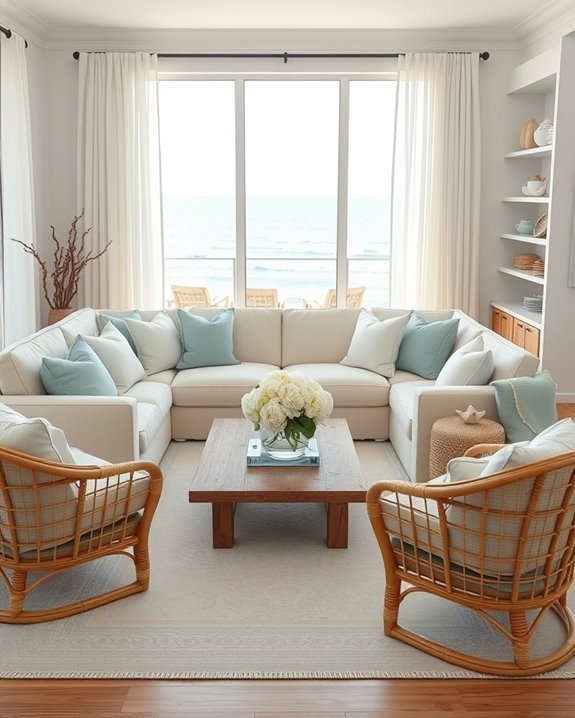 cozy coastal living room