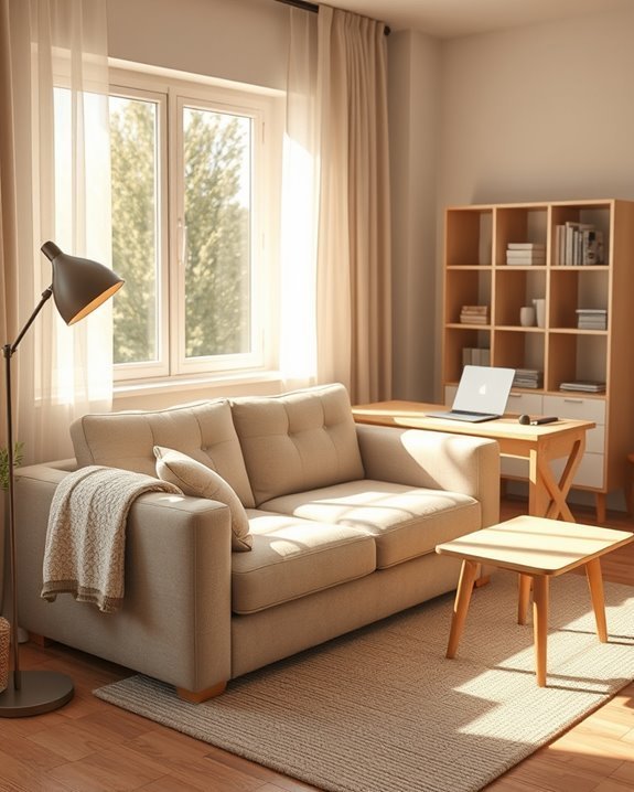 cozy colors and textures