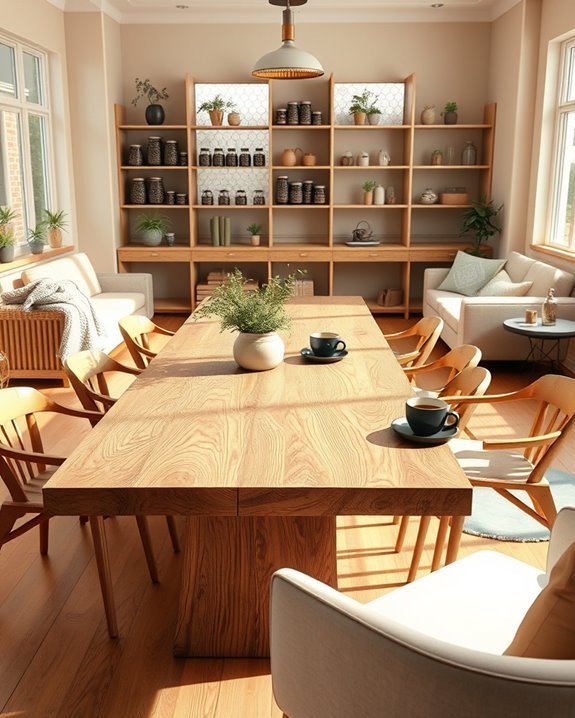 cozy community gathering space