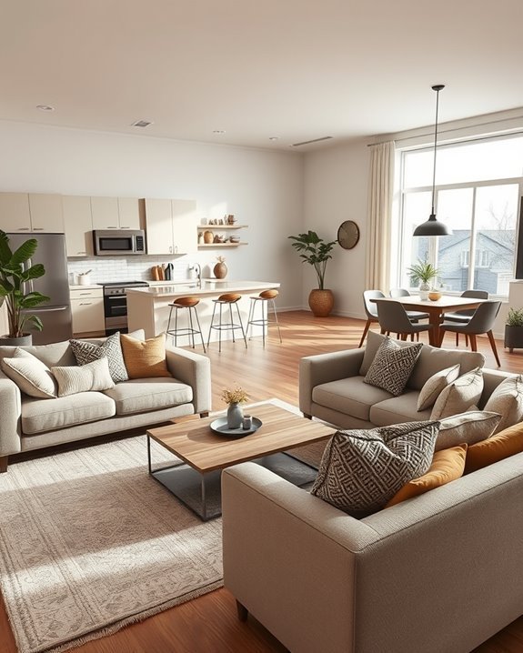 cozy community townhouse design