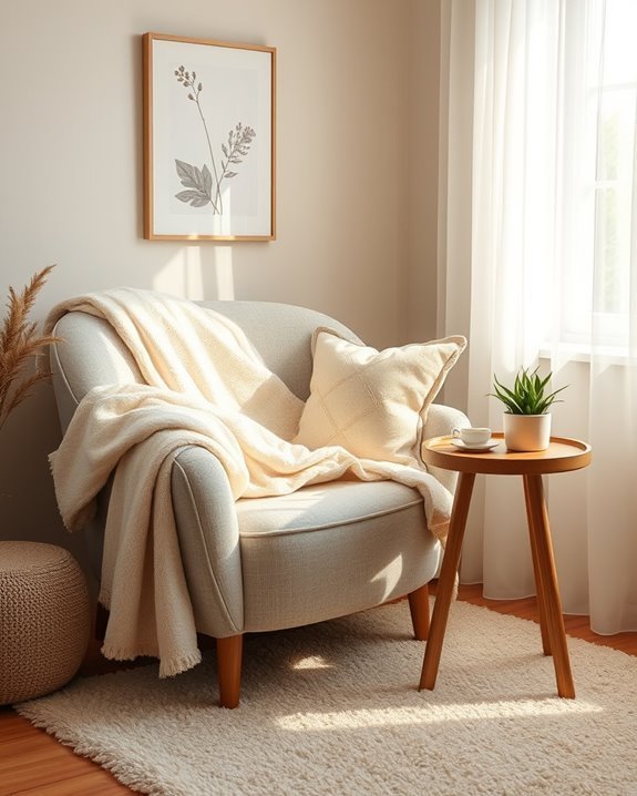 cozy corner chair retreat