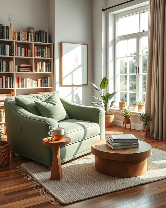 cozy corner for reading