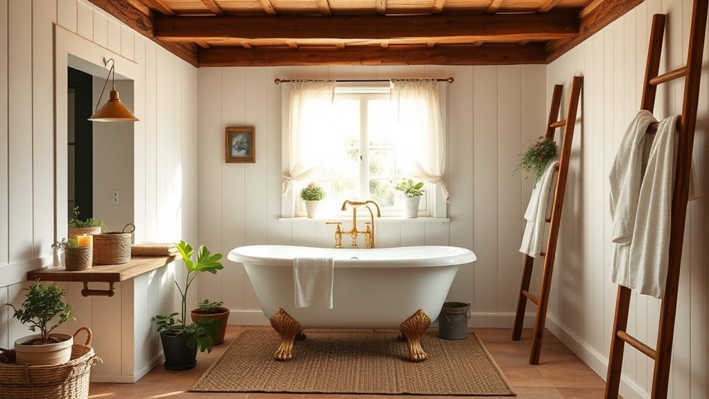 cozy cottage bathroom designs