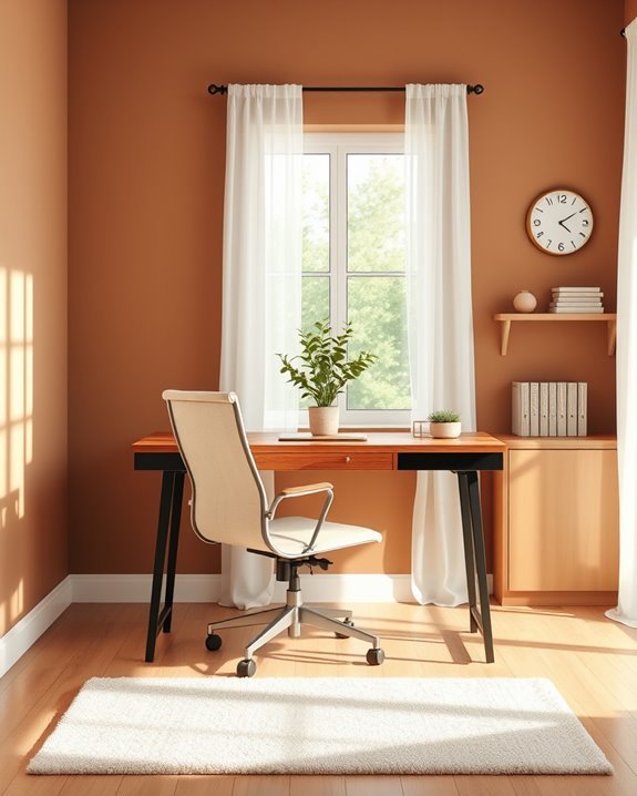 cozy creative focused workspace
