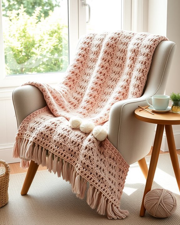 cozy crochet and knit blankets