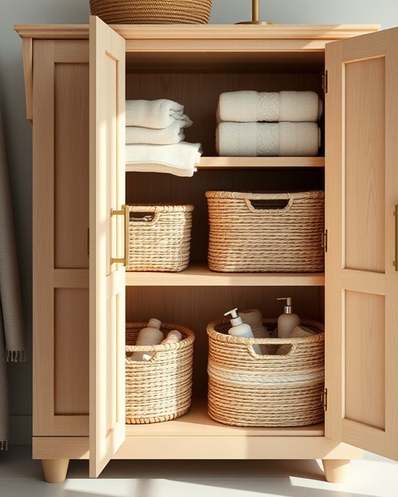 cozy decorative storage solutions