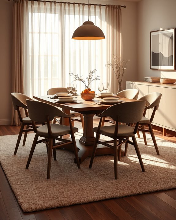 cozy dining atmosphere creation