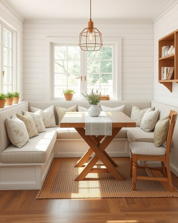 cozy dining nook charm