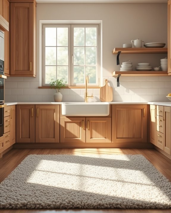 cozy durable kitchen rugs