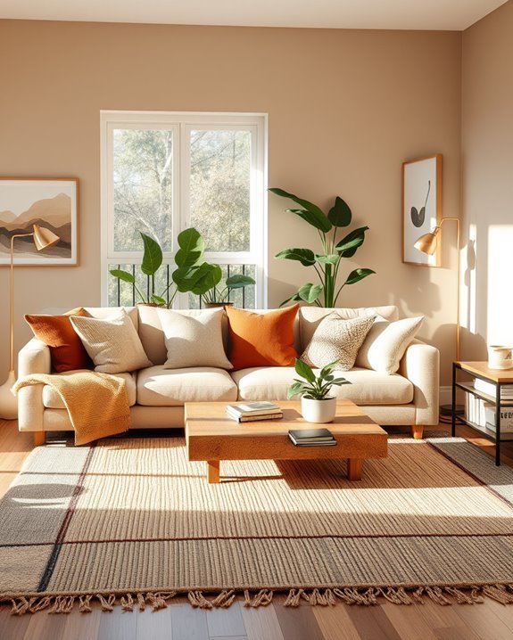 cozy earthy color palette