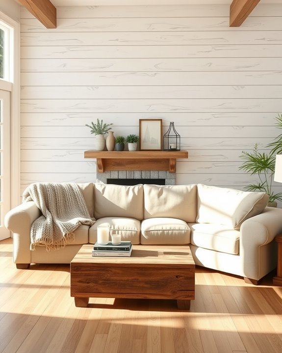 cozy farmhouse shiplap styles