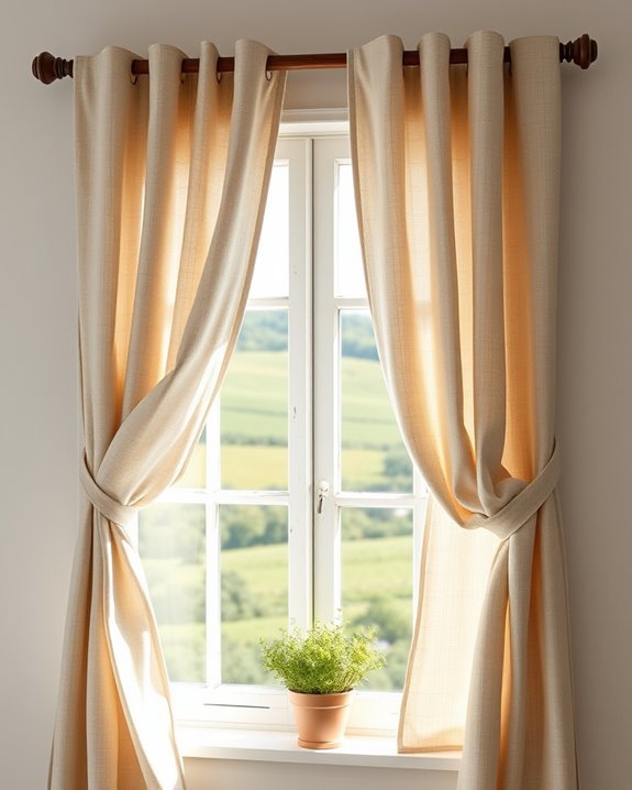 cozy farmhouse window treatments