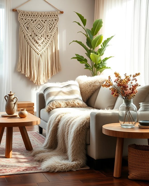 cozy faux fur throw